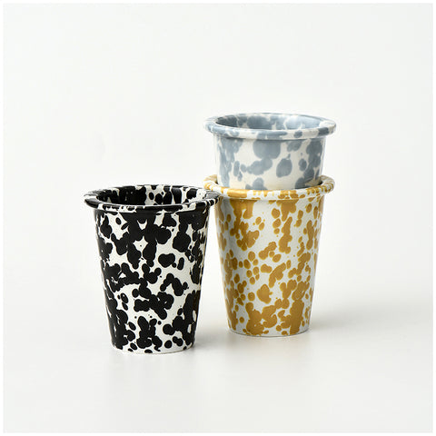 Abstract Splash Ceramic Tumblers - Artistic Ink Wash Design Drinkware