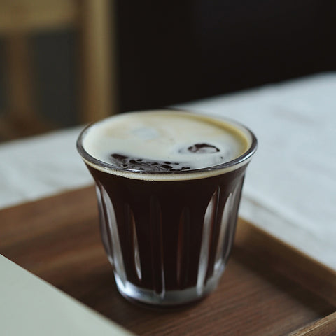 Vintage Grooved Glass Tumbler - Retro Ribbed Cup for Iced Beverages and Coffee