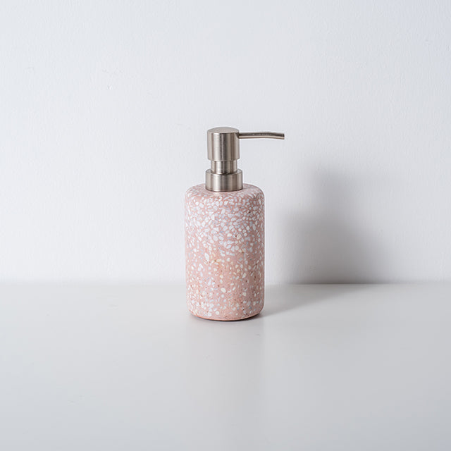 Pink Terrazzo Bathroom Accessory Set