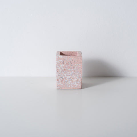 Pink Terrazzo Bathroom Accessory Set